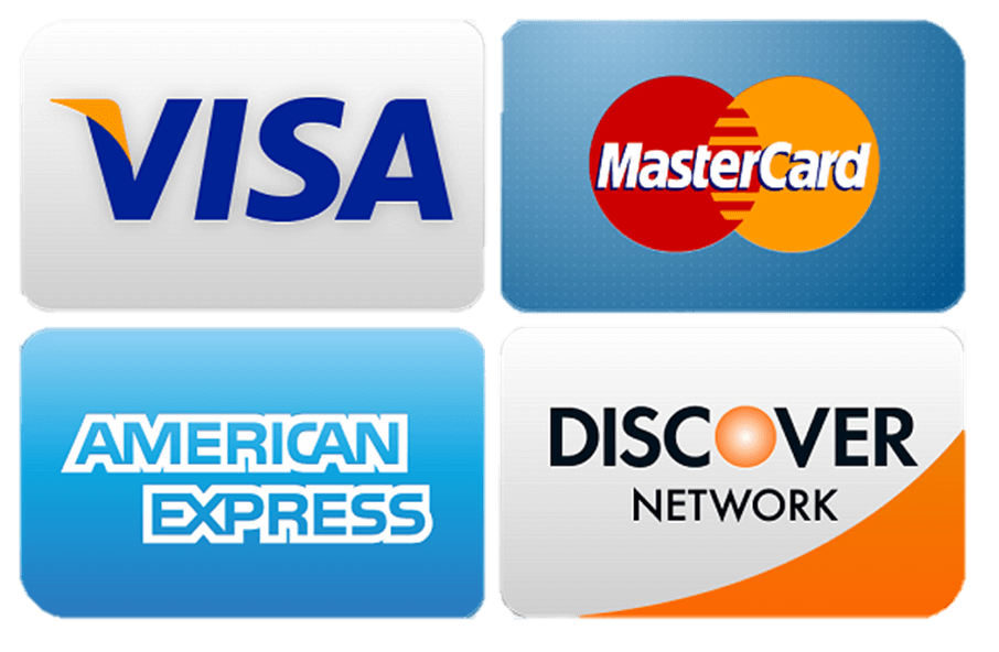 accepted credit cards